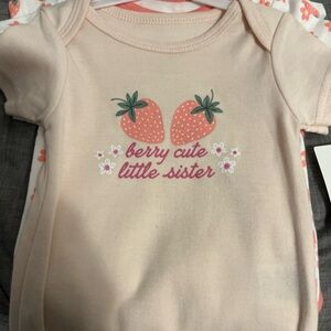 Infant Clothes Baby Gear Brand 3 Piece Body Suit Size 3-6 Months NWT New